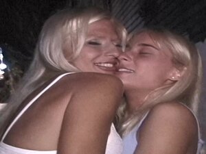 Kissing And Flashing With 3 Party Girls an spring